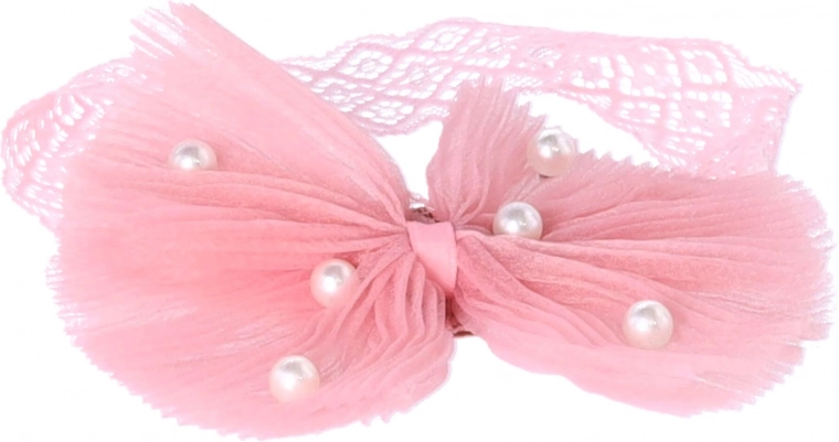 Elegant lyserødt hårbånd