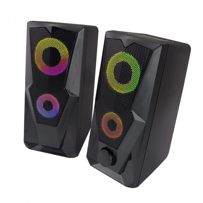 USB stereo højttalere Led Rainbow Baila