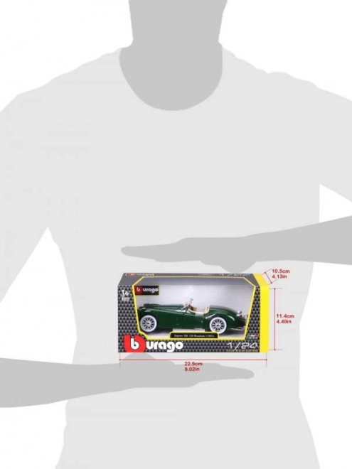 Bburago 1:24 Jaguar XK 120 Roadster (1951) grøn 18-22018