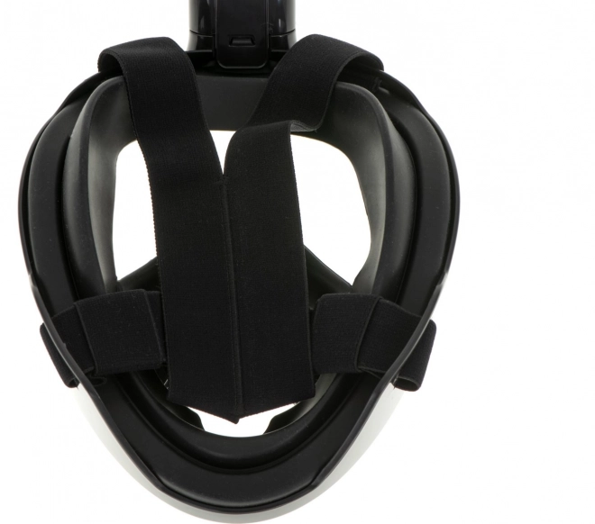 Foldbar fuldansigtsmaske med snorkel L/XL sort