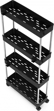 Slankt design med 4 hylder