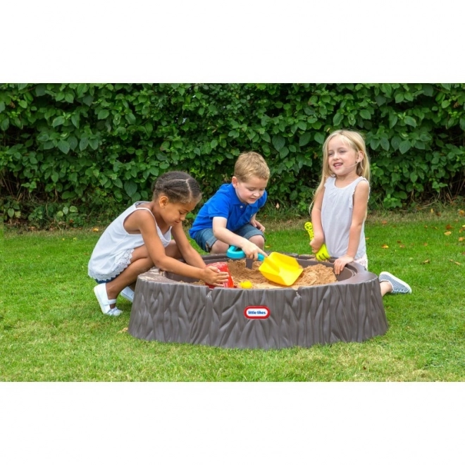 Børnesandkasse Little Tikes - træstub