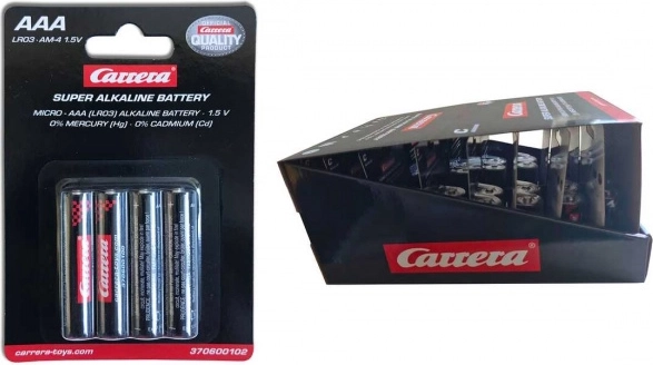 Carrera alkaliske batterier AAA 1,5 V – sæt med 8 stk.