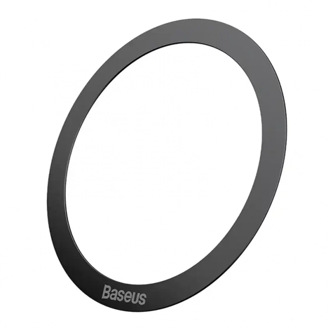 Baseus Halo Magnetisk ring til telefoner, MagSafe (sort)