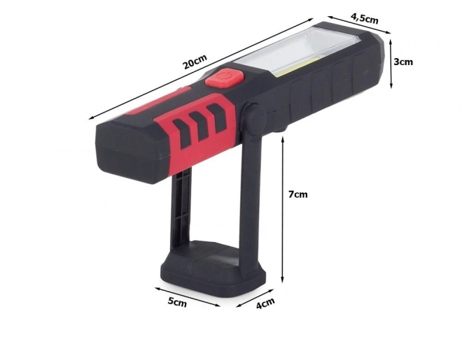 Værkstedslampe 3-i-1 LED COB genopladelig