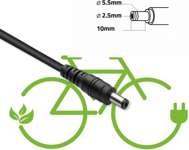 Lader til elcykel og scooter 36V, 42V, 2A, vandtæt