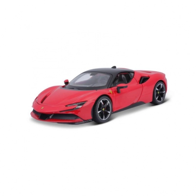Bburago 1:24 Ferrari Top SF90 Stradale Rød
