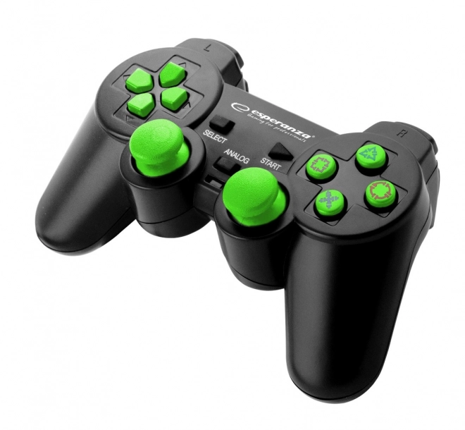 Gamepad PS3/PC Corsair sort/grøn