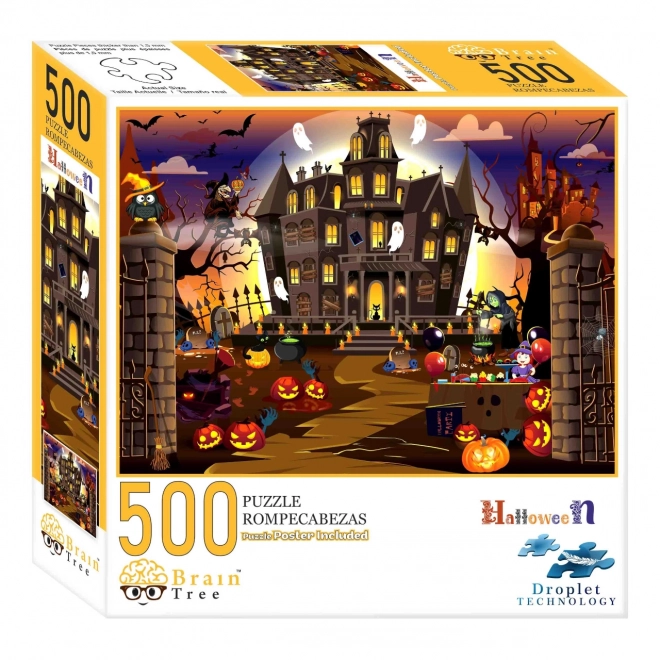 Halloween puslespil 500 brikker fra Brain Tree