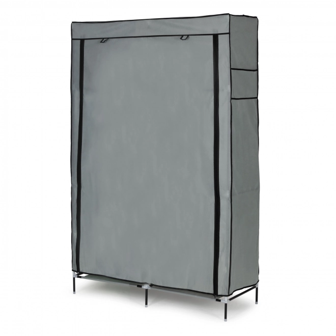 Tekstil-garderobe - stor tekstil-garderobe med hylder til tøj og sko