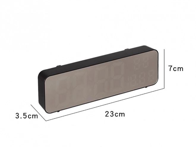 Elektroniske digitale ure med termometer og alarm