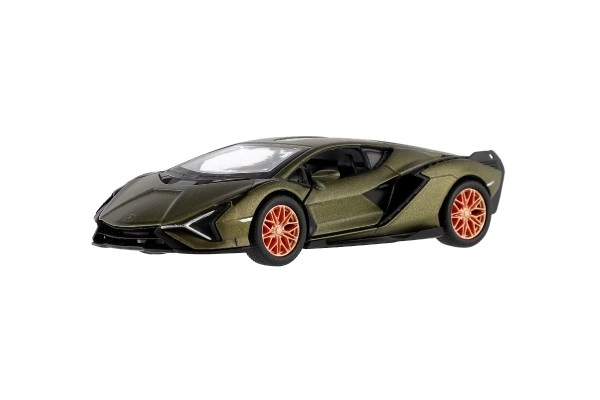 Auto Kinsmart Lamborghini Sián FKP 37 metal/plast 13cm mix farver