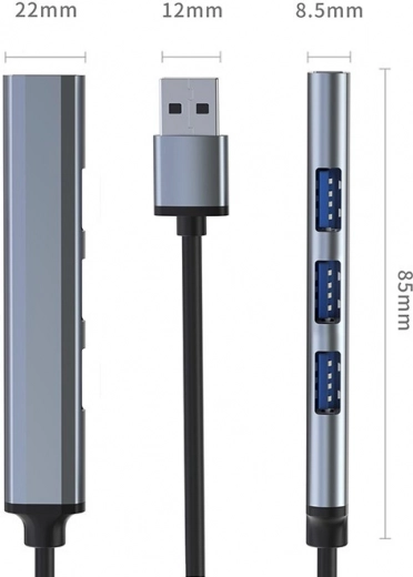 Udvidelse med 4 USB 3.0-porte