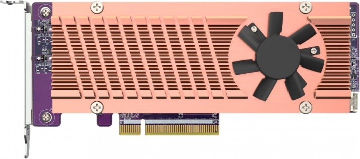 Udvidelseskort QNAP QM2-2P-384A til 2× M.2 NVMe SSD (PCIe 3.0 x8)