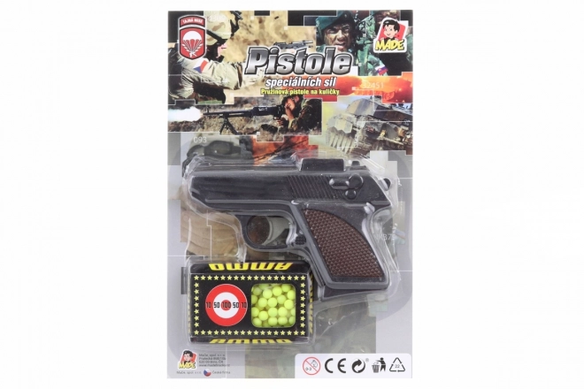 Pistol til kugler, 12cm