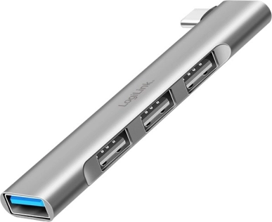 Elegant USB-C HUB med 1x USB-A 3.0 og 3x USB-A 2.0