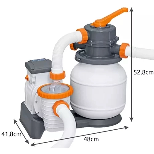 Bestway sand pumpe til poolvandsfiltrering