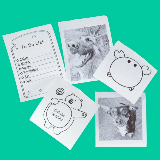 Mini termisk printer til fotos og noter med Bluetooth