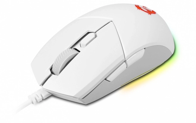 Gaming mus Clutch hvid