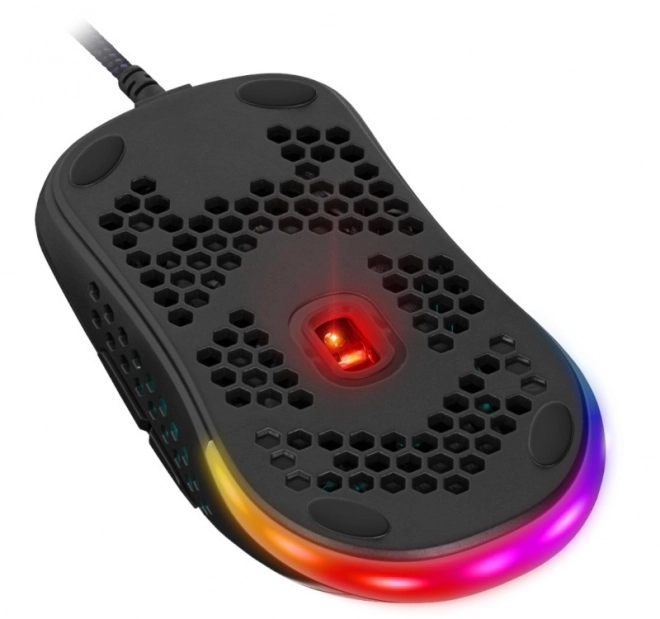 Gamingmus Shepard med RGB-belysning