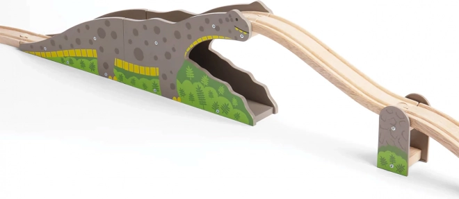Dinosaurbro med gennemkørsel og overkørsel