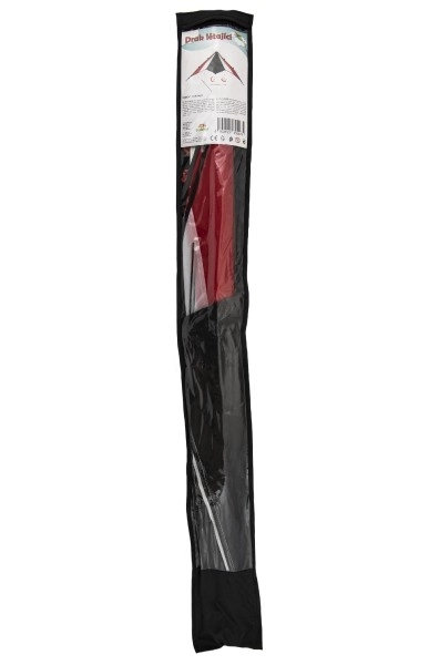 Farverig flyvedrage af nylon 130x65 cm