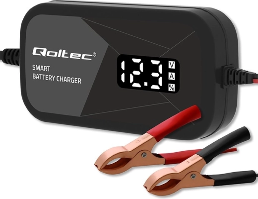 intelligent mikroprocessor-lader 12V 2A med regenerering til AGM- og GEL-akkumulatorer med LCD-display
