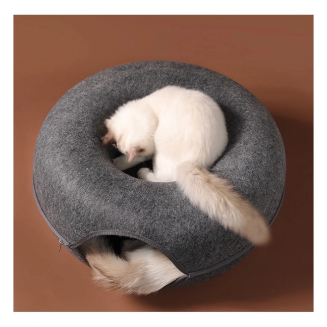 GPT XXL tunnel-bænk til hunde og katte 50 cm grafit
