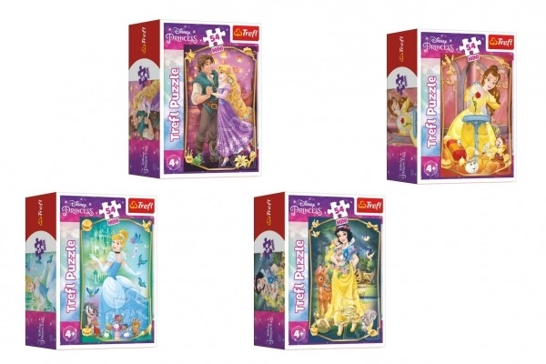 Mini puslespil Smukke prinsesser/Disney prinsesse 54 brikker