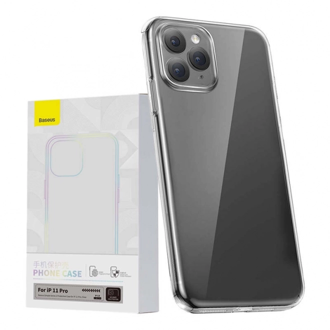 Gennemsigtigt cover Baseus Simple til iPhone 11 Pro