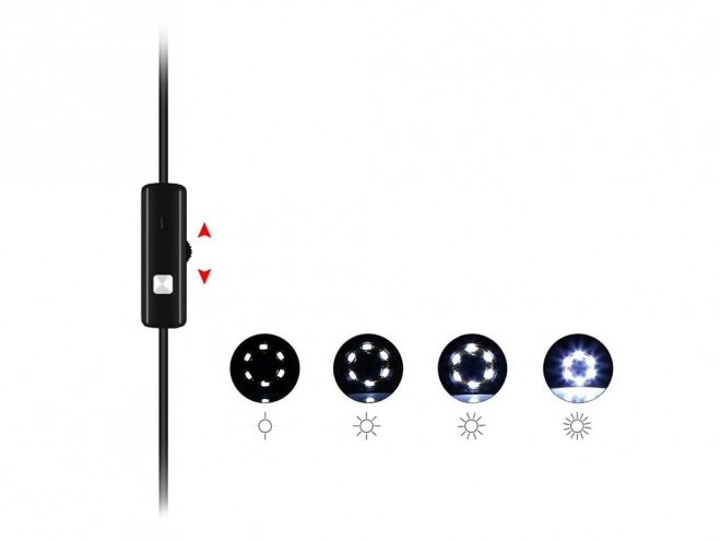 Endoskopisk inspektionskamera android pc USB 5m LED