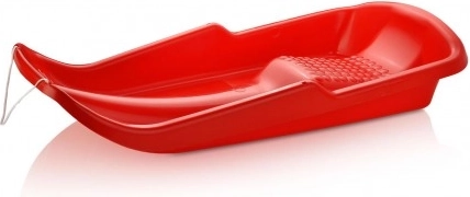Plastkælke Simple 80 × 39 cm – Rød