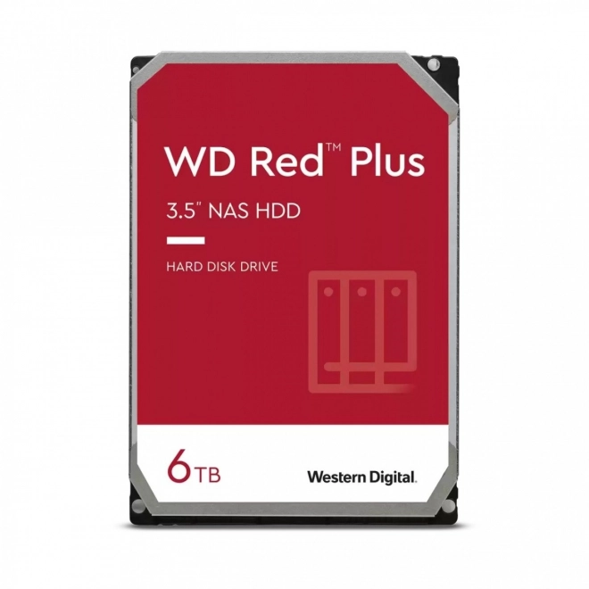 WD Red Plus 6TB Harddisk 3,5"