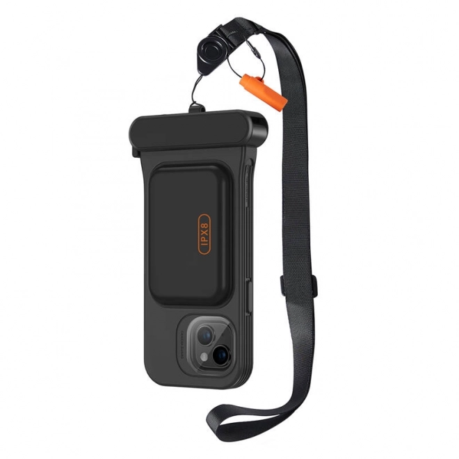 Vandtæt etui til iPhone 15/14/13 (sort)