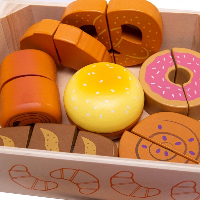Bigjigs Toys Skærebrød i kassen