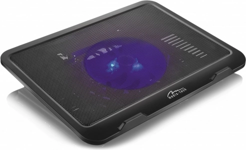 Kølepude til bærbar Silent Cooling Pad MT2660 med LED‑ventilator