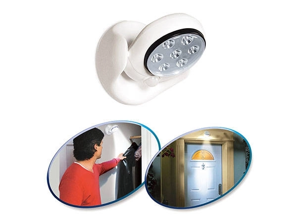 7LED Trådløs lampe med bevægelsesdetektor