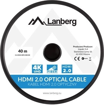 Ægte 4K-transmission over 40 m