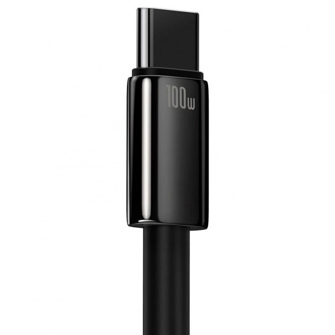 Kabel Baseus Tungsten Gold USB til USB-C, 100 W, 2 m sort