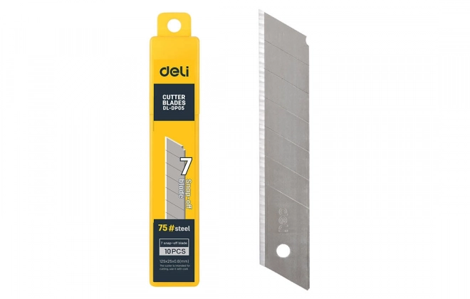 Kniv Deli 25 mm 10 stk