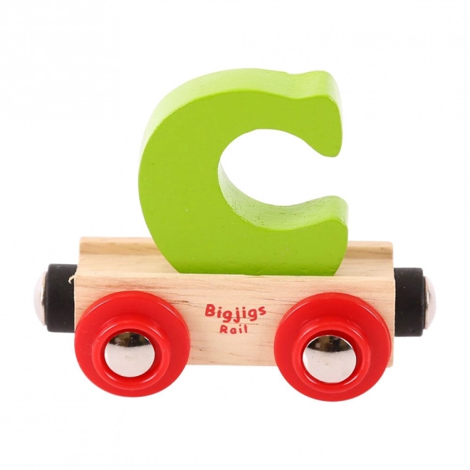 Bigjigs Rail Vogn Trætogsæt - Bogstav C