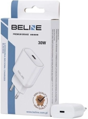vægoplader 30 W GaN USB‑C PD 3.0 hvid