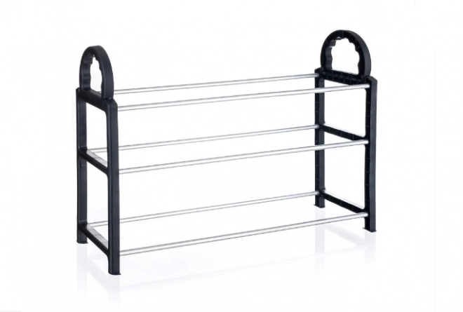 Sko stativ 65x17x42cm - sort