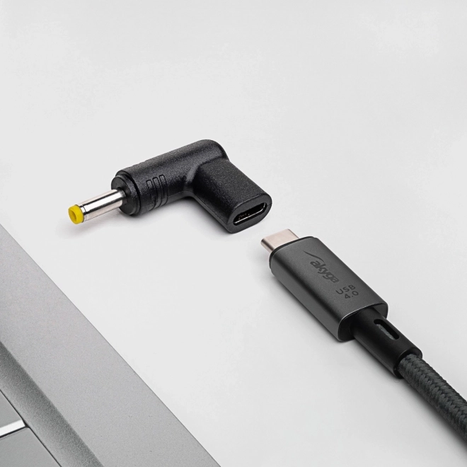 Adapter USB-C til 4.0 x 1.7 mm til bærbare computere