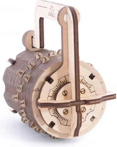 Ugears 3D puslespil talkodelås – mekanisk træmodel