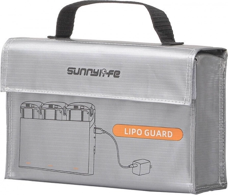 Ildfast og vandafvisende batteritaske til droner fra Sunnylife