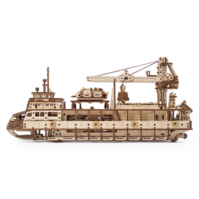 Ugears 3D puslespil - Forskningsdamper 575 dele