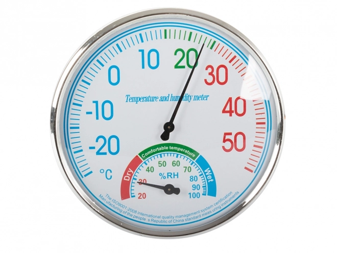 Analogt indendørs hygrometer med termometer