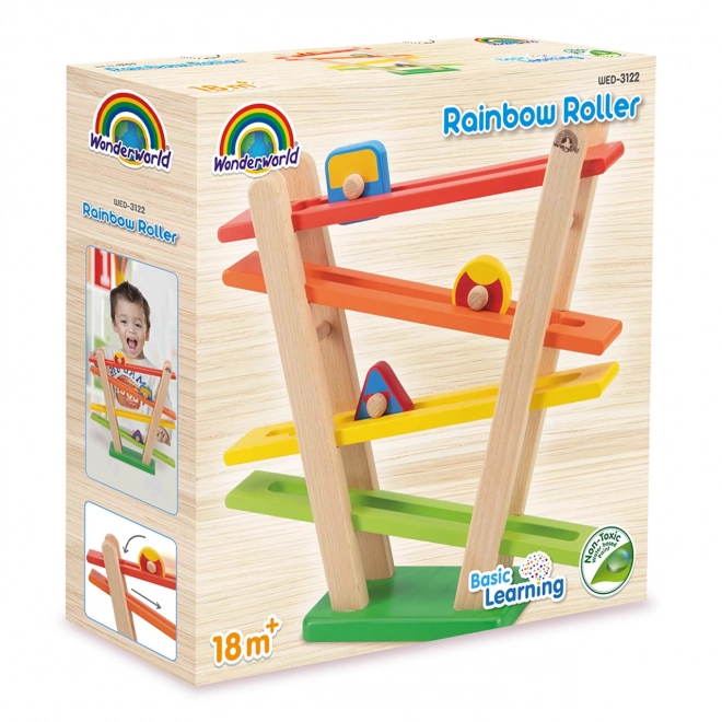 Træbaseret regnbuebane Wonderworld
