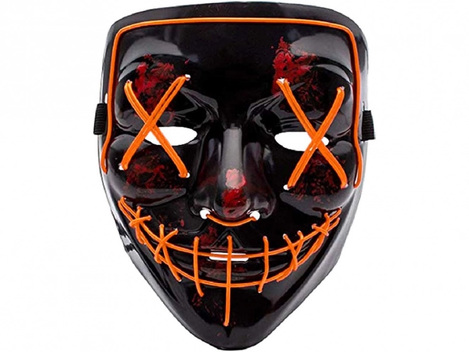 Lysende LED-maske rensende fest